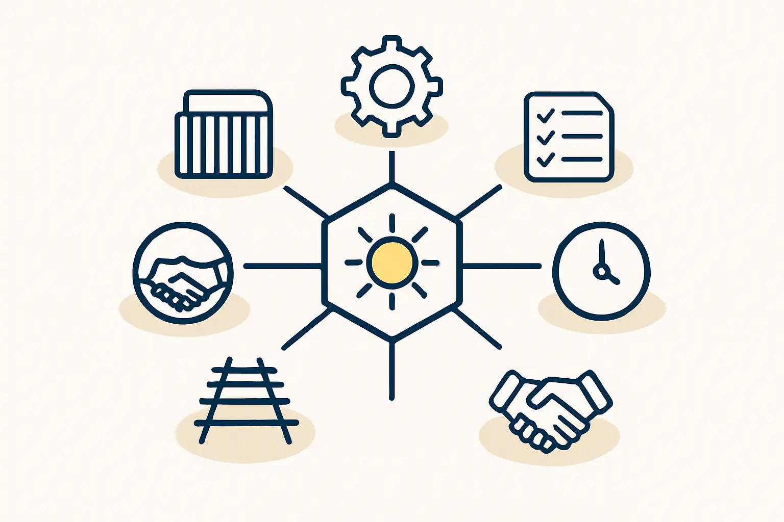 Solar manufacturing and logistics synergy
