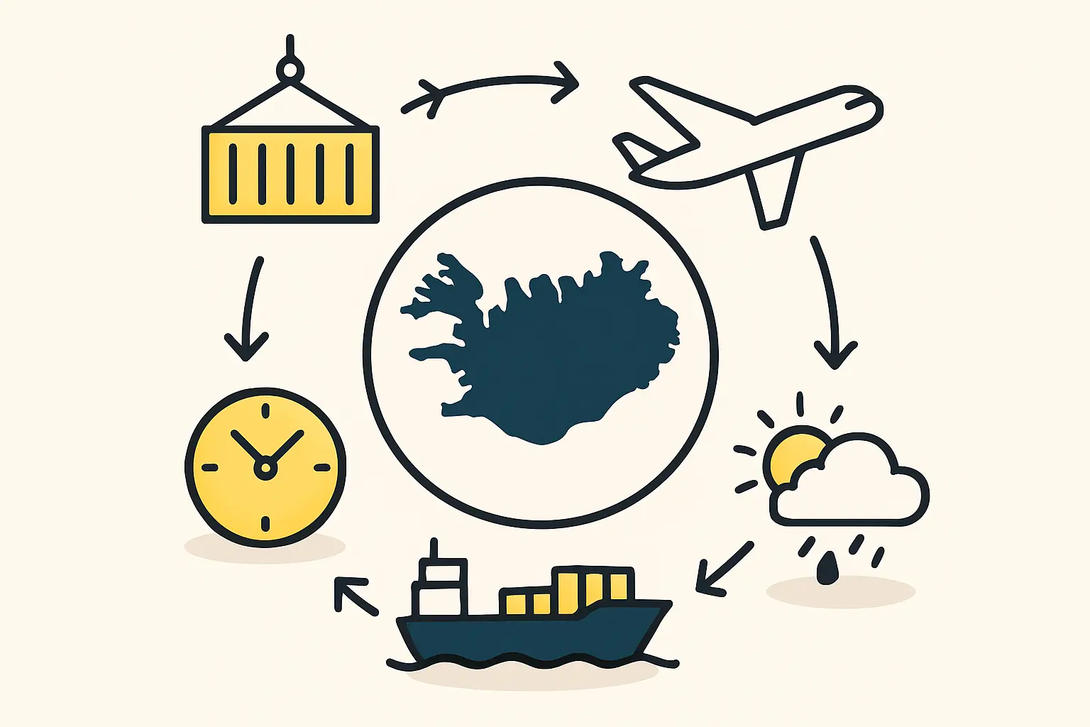 Supply chain strategy diagram