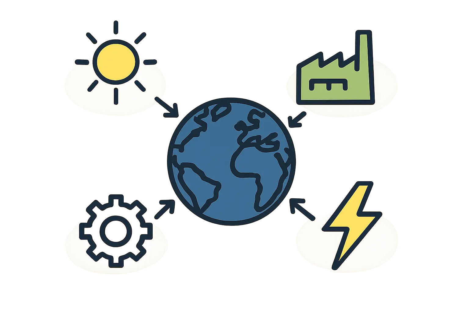 A modern solar module manufacturing facility in Austria, clean and high-tech, with an Austrian flag subtly visible.