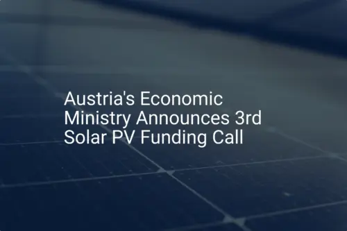 Austria solar funding: Unique โฌ50M Call Announced