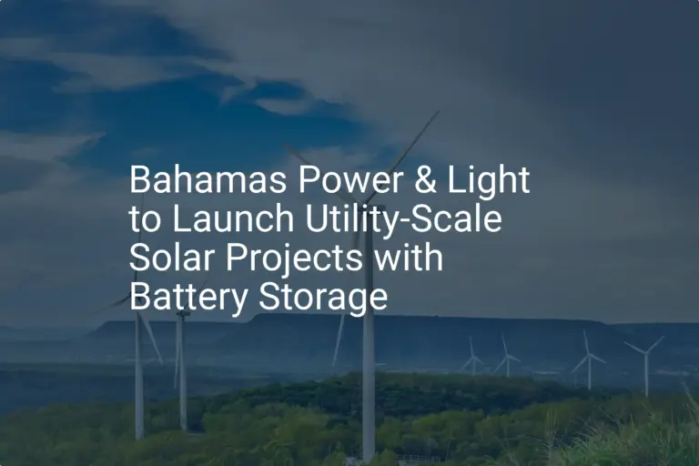 Bahamas solar battery storage: Unique 2024 Project Launch