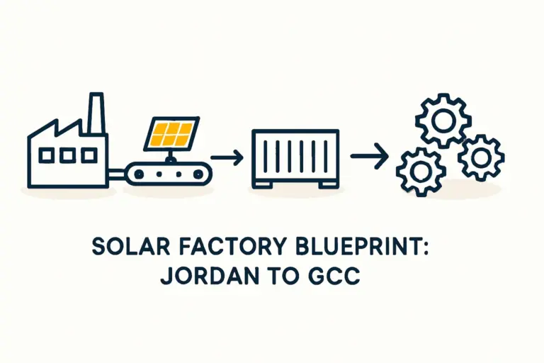 Blueprintfora50MWSolarFactoryinJordan