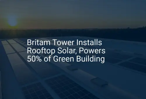 Britam Tower solar power: Powers 50% with Unique Rooftop