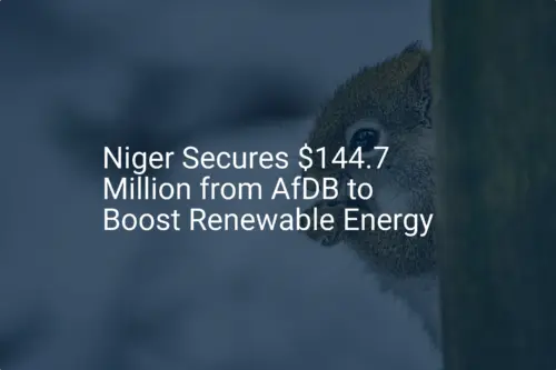 Niger renewable energy: $144.7M Boost is Impressive