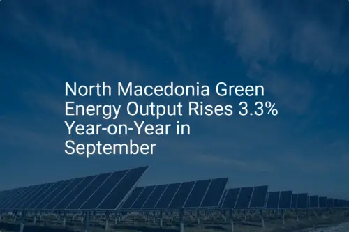 North Macedonia green energy sees impressive 3.3% rise