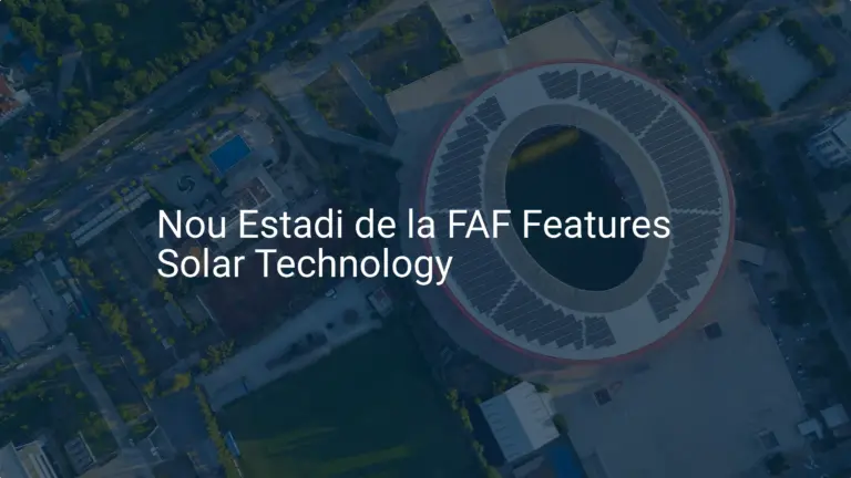 Nou Estadi solar technology: Stunning 2024 Greener Stadium