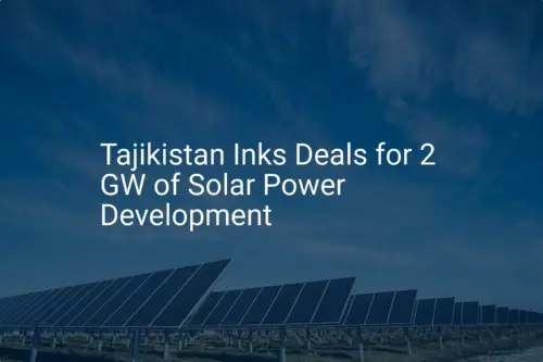 Tajikistan solar power: Impressive 2 GW Development Deal