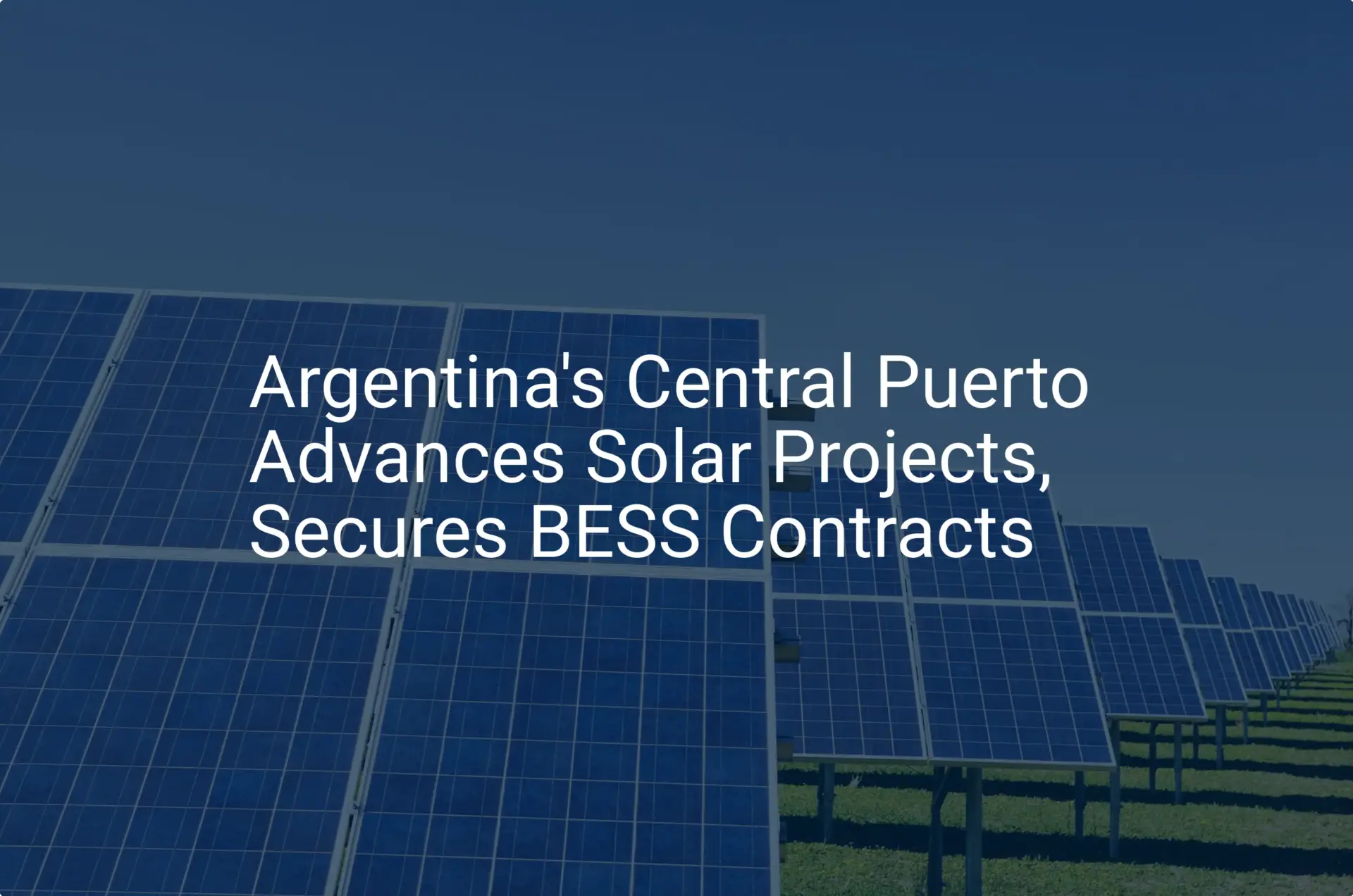 Argentina solar BESS: Impressive 2024 Project Advances