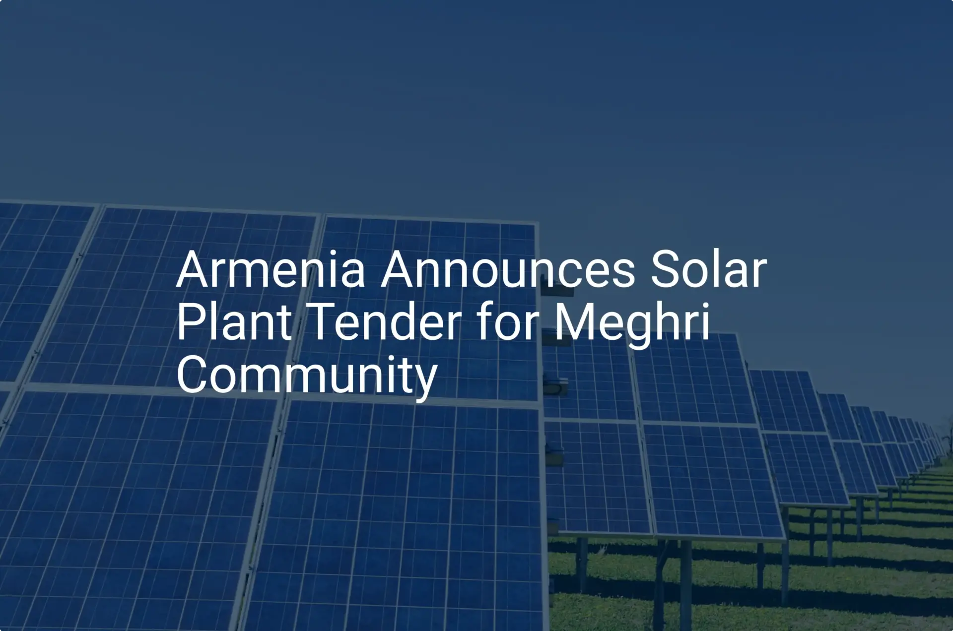 Armenia solar plant tender: Unique 55MW Project Announced