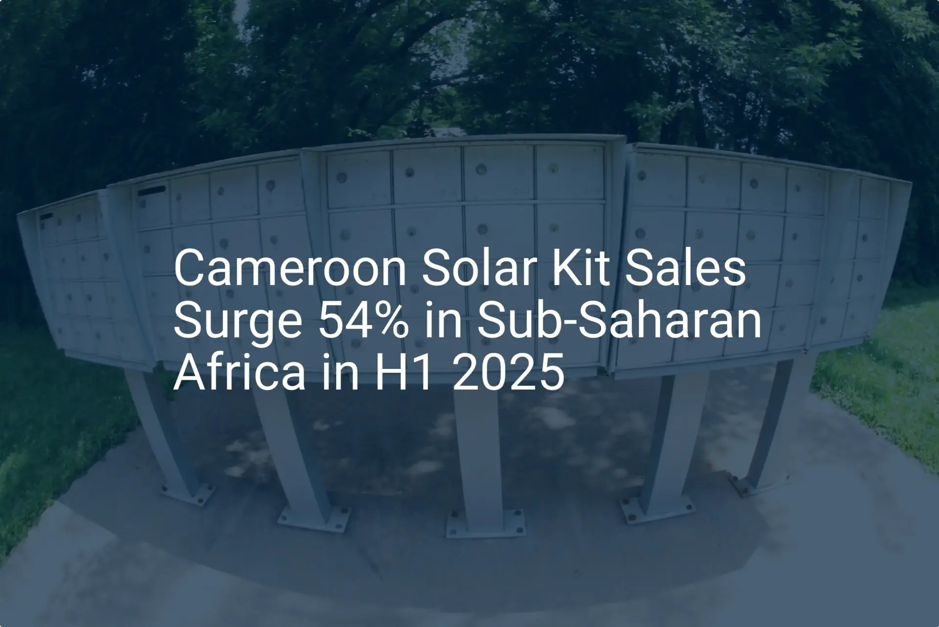 Cameroon solar kits: Impressive 54% surge in sales in 2025