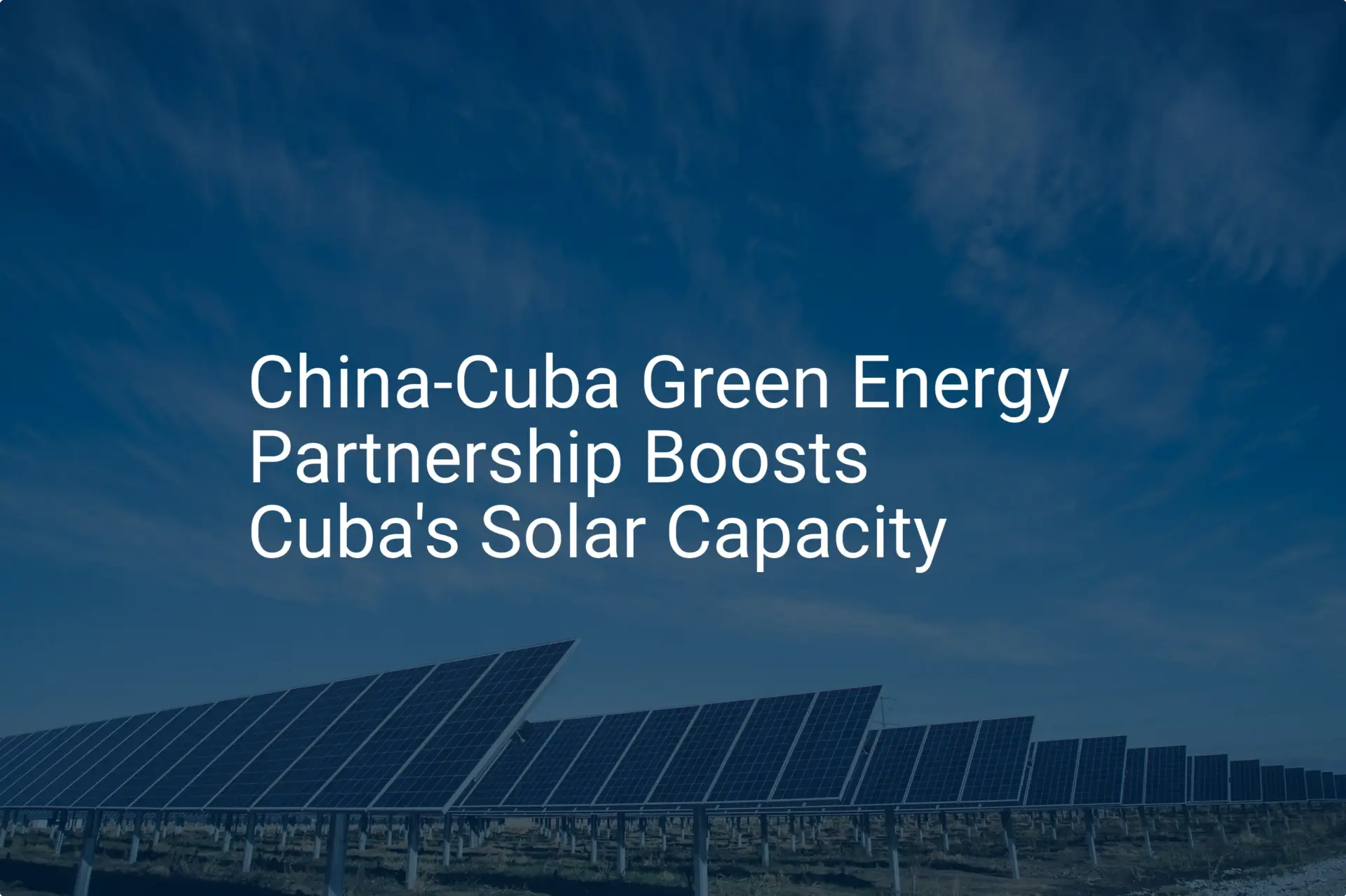 Cuba solar energy: Unique 2024 boost is impressive