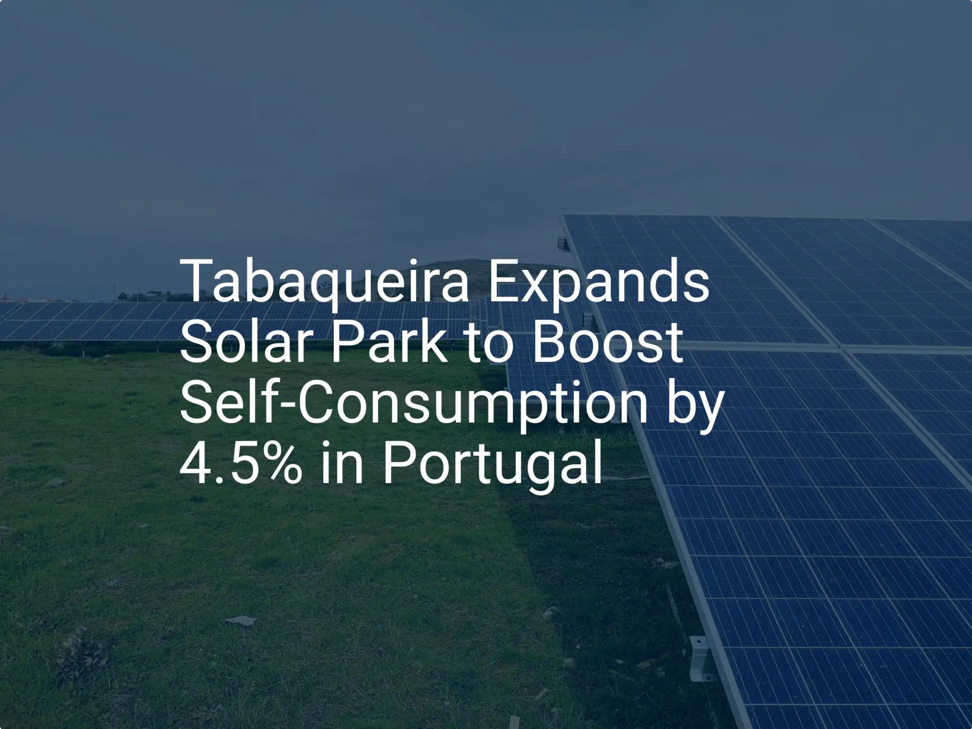 Portugal solar self-consumption: Impressive 4.5% Boost
