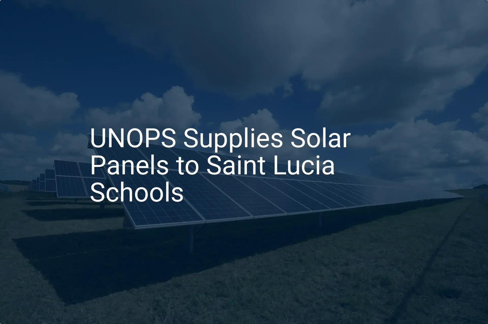 Saint Lucia solar panels: Essential school power boost