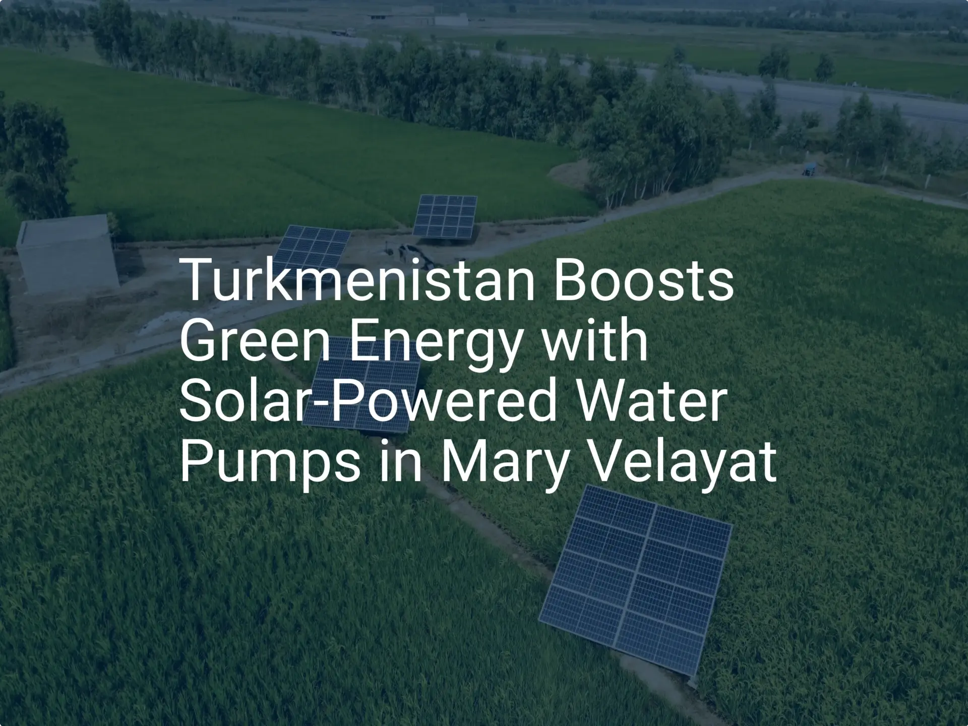 Turkmenistan solar water pumps: Impressive 2024 Green Push