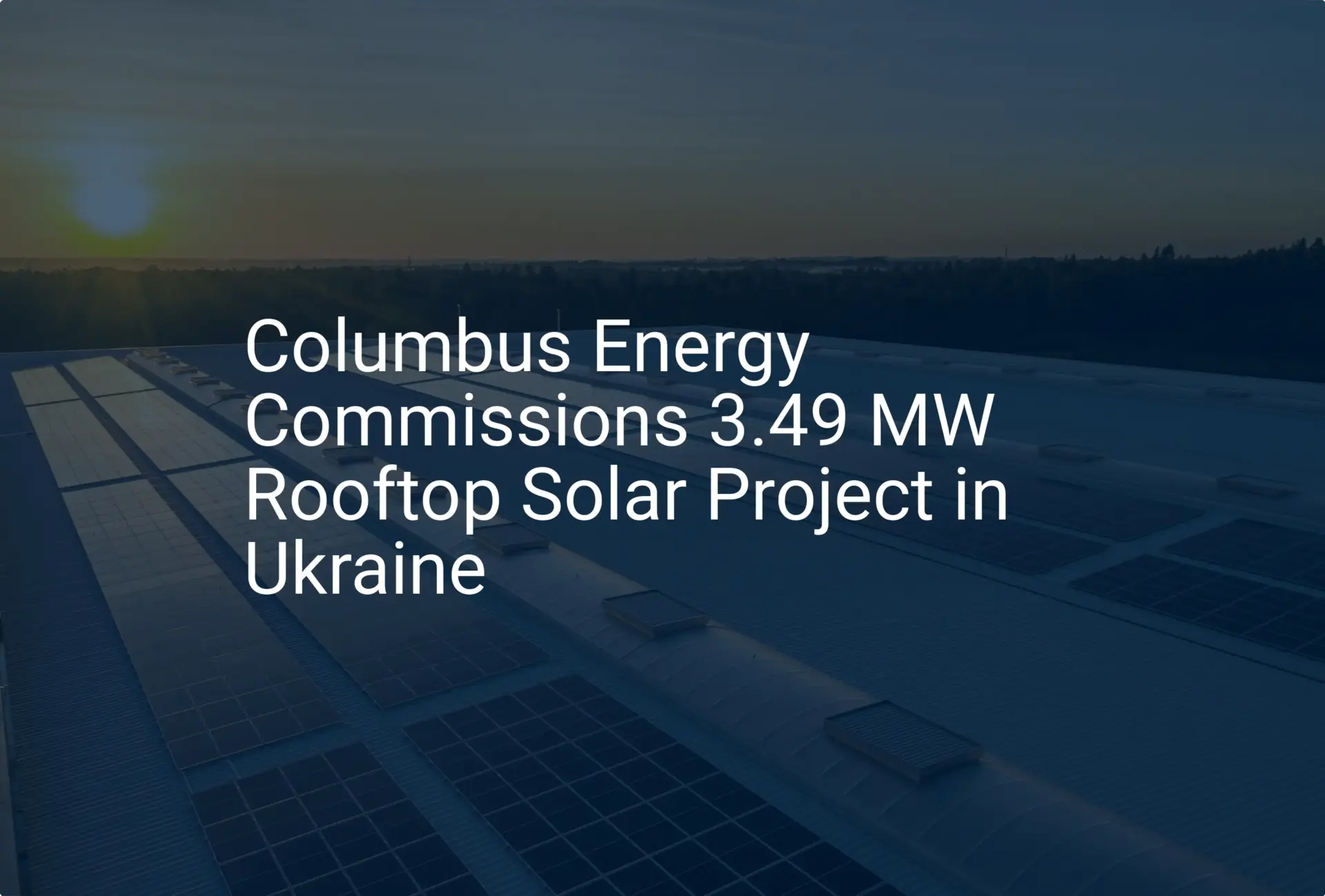 Ukraine rooftop solar: Impressive 3.49 MW Project Opens