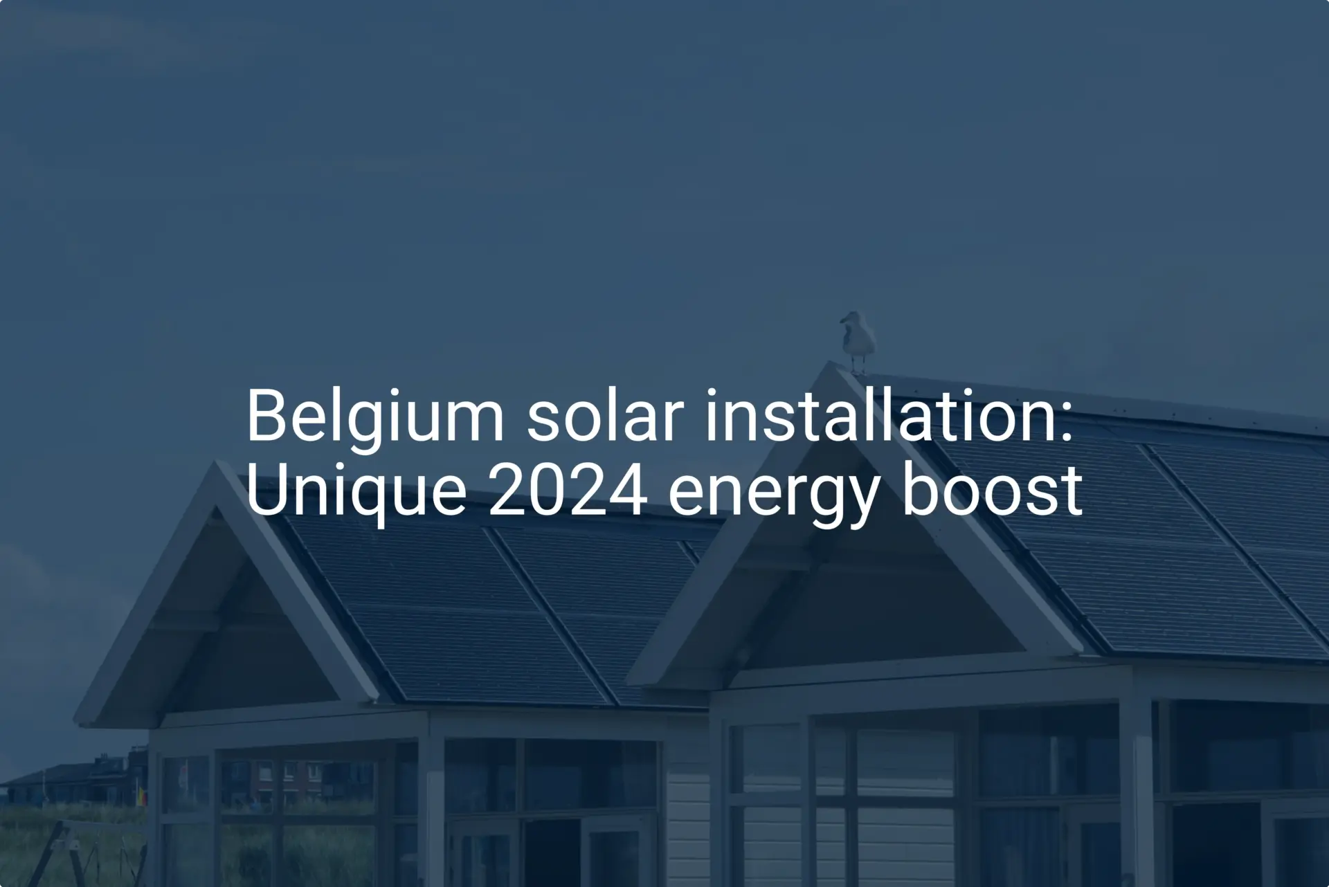 Belgium solar installation: Unique 2024 energy boost