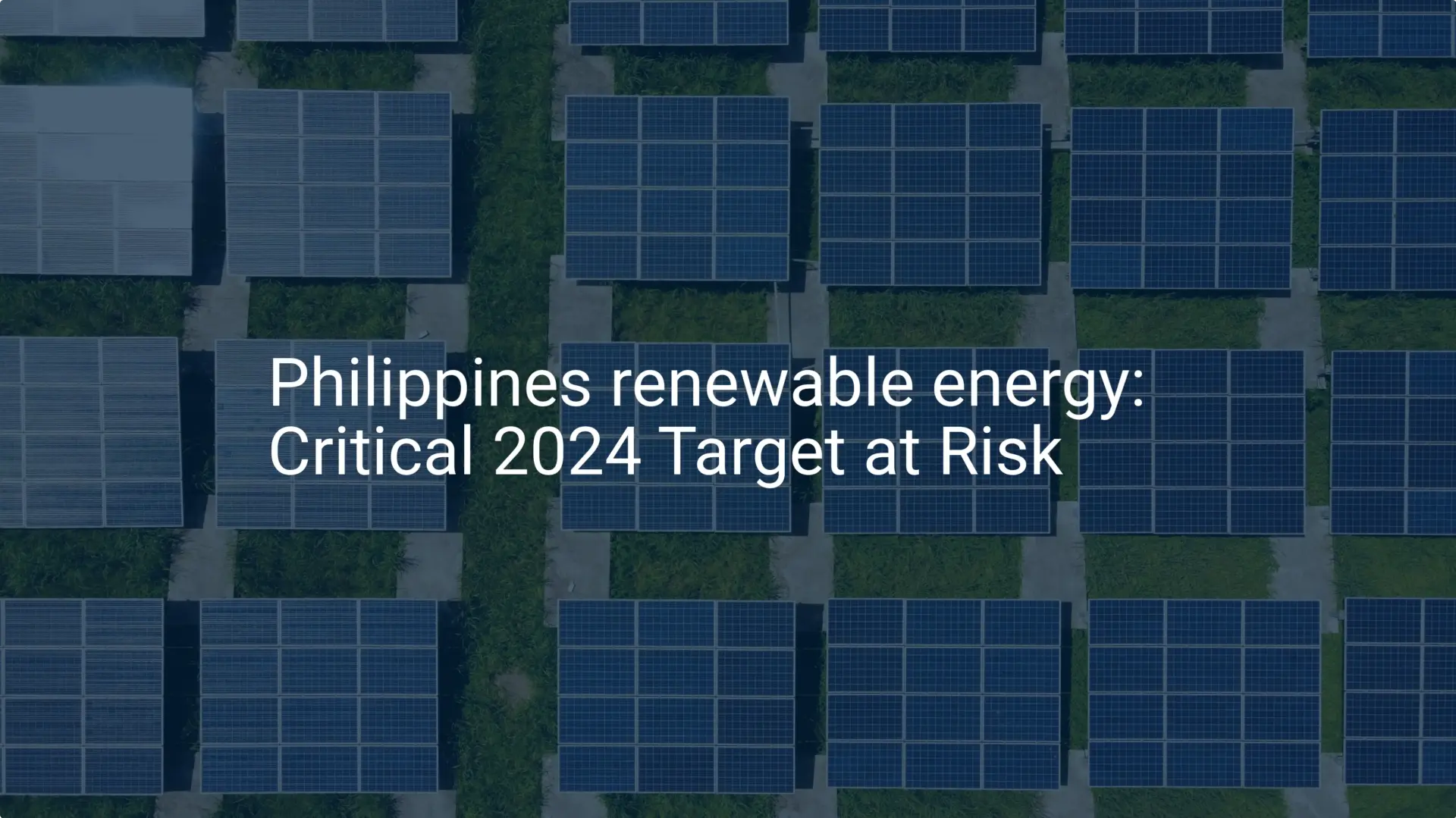 Philippines renewable energy: Critical 2024 Target at Risk