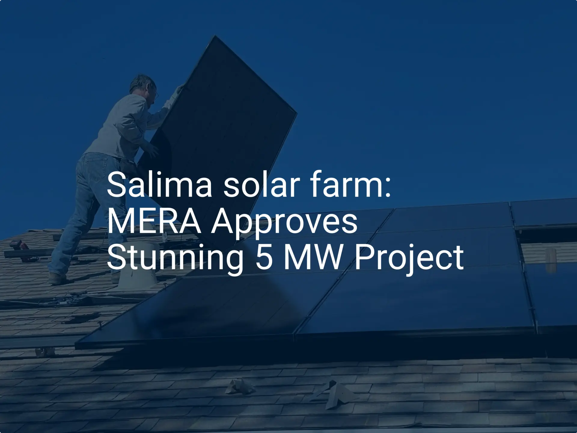 Salima solar farm: MERA Approves Stunning 5 MW Project