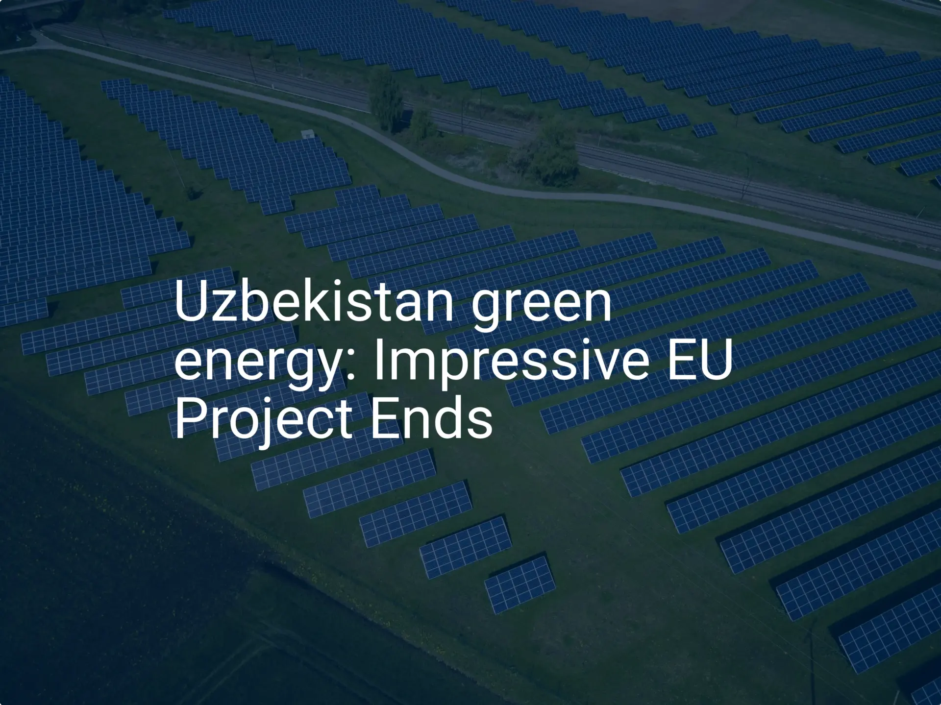 Uzbekistan green energy: Impressive EU Project Ends