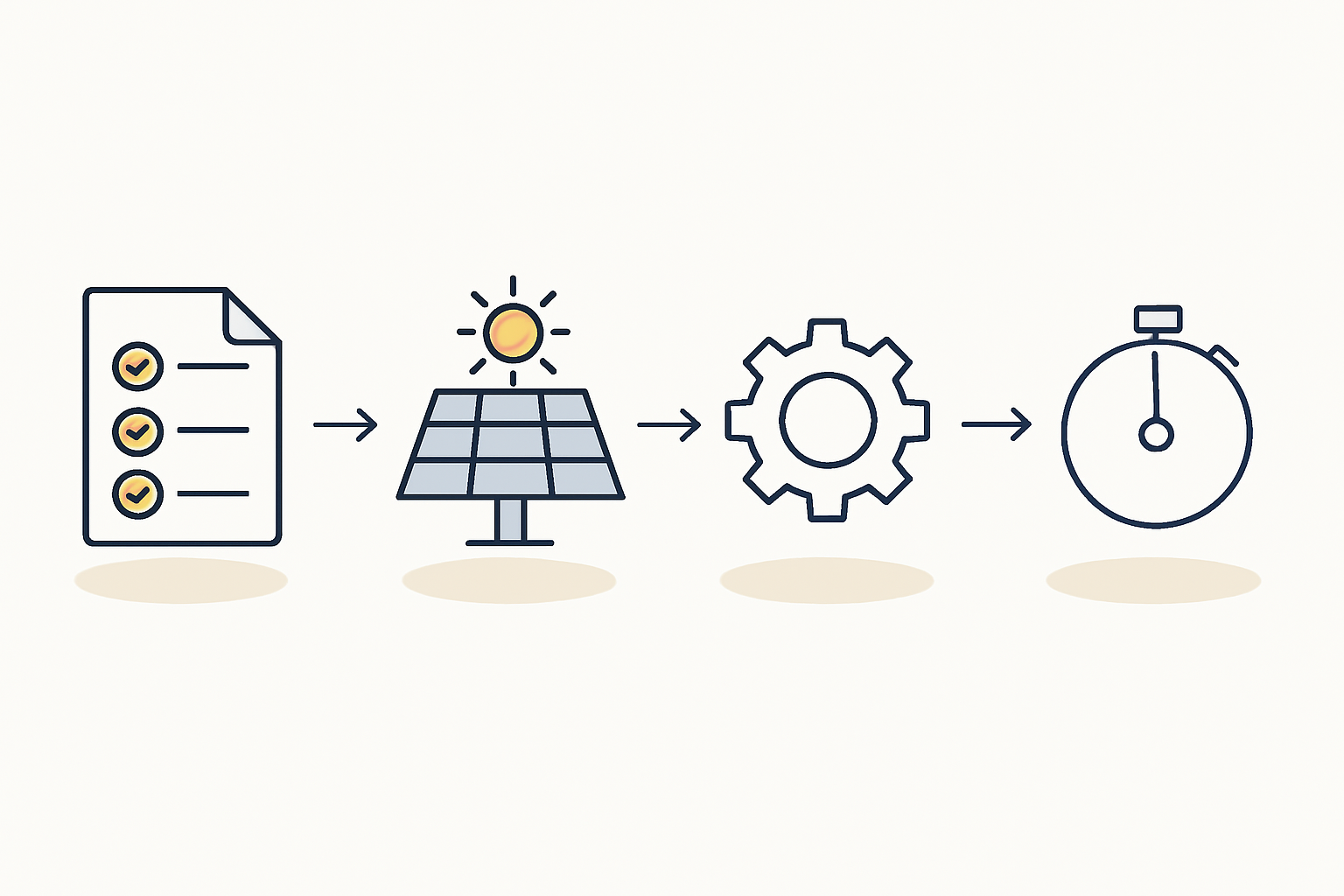 Solar panel production line