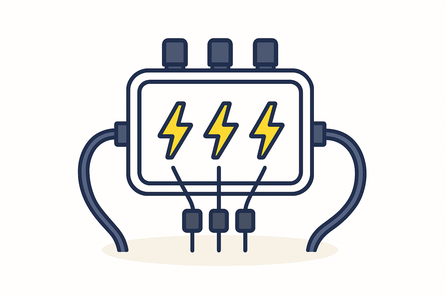 A diagram showing the thermal path from the diode junction to the ambient air, highlighting the role of the potting compound and heatsink in a solar junction box.