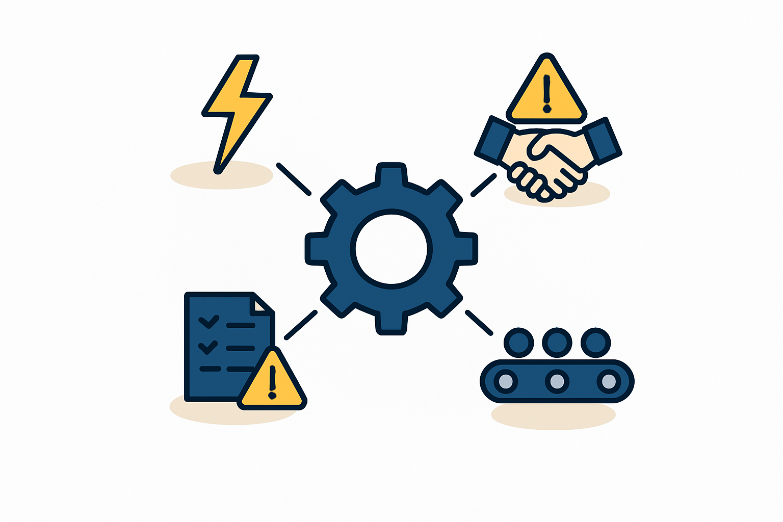 An infographic or simple diagram illustrating the "3 P's" of an effective handover: People, Plant, and Process.