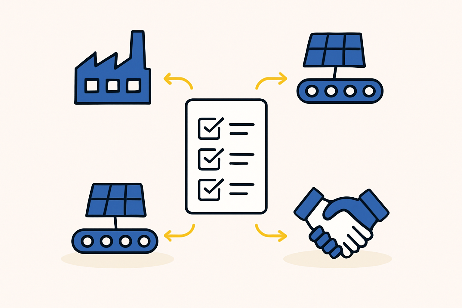night shift solar factory