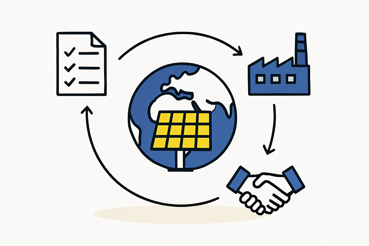 An infographic that visually outlines the key tax, customs, and administrative benefits provided by ANAPI for solar manufacturers in the DRC.