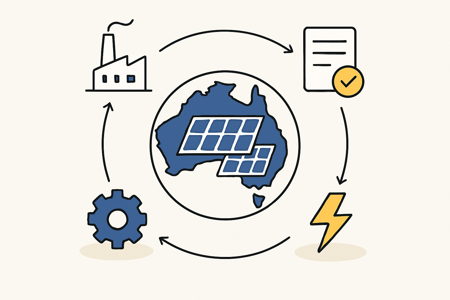 Australia's rooftop solar installations have seen consistent growth, creating a substantial domestic market. Source: Clean Energy Council Australia.