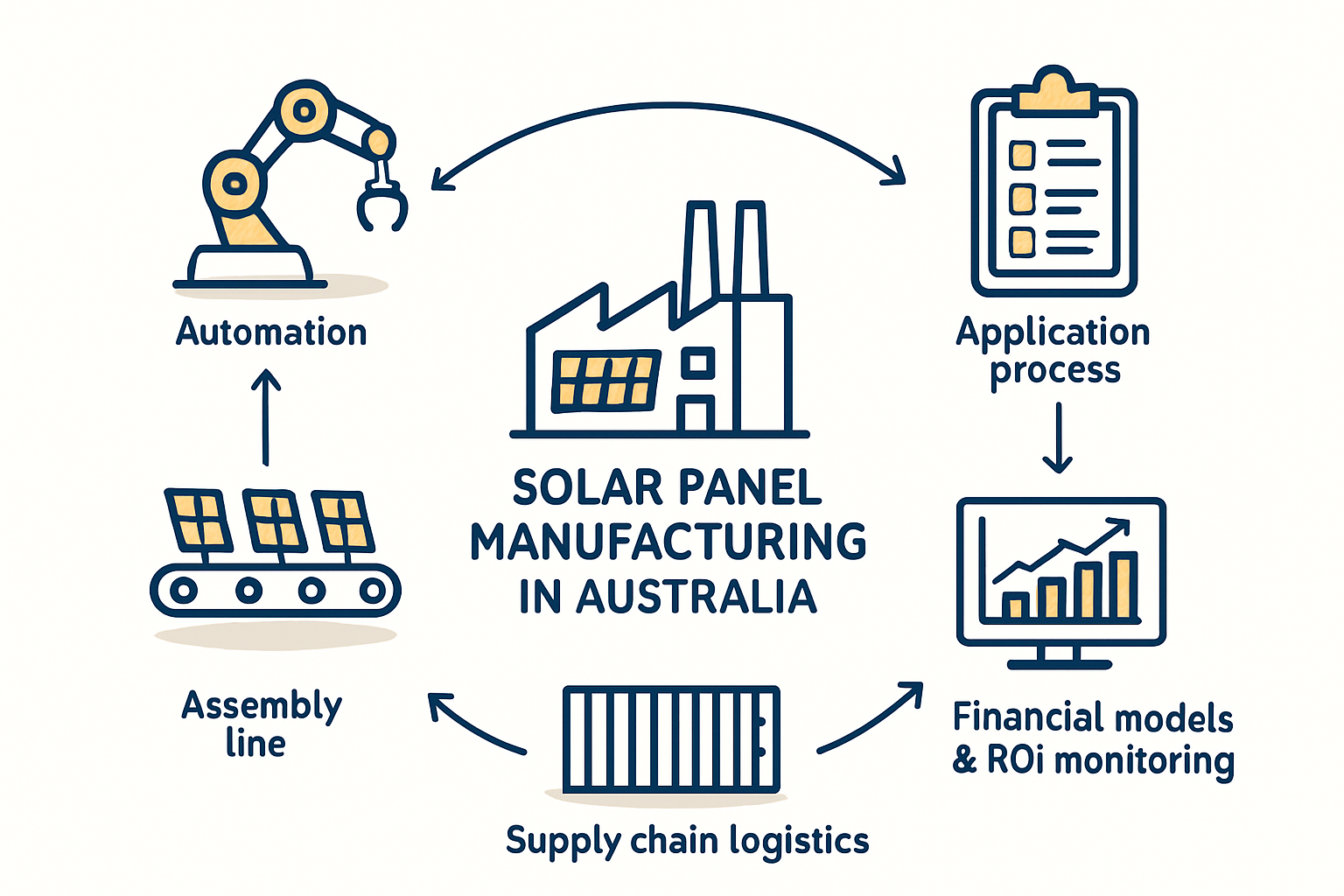 Solar installation and manufacturing process image