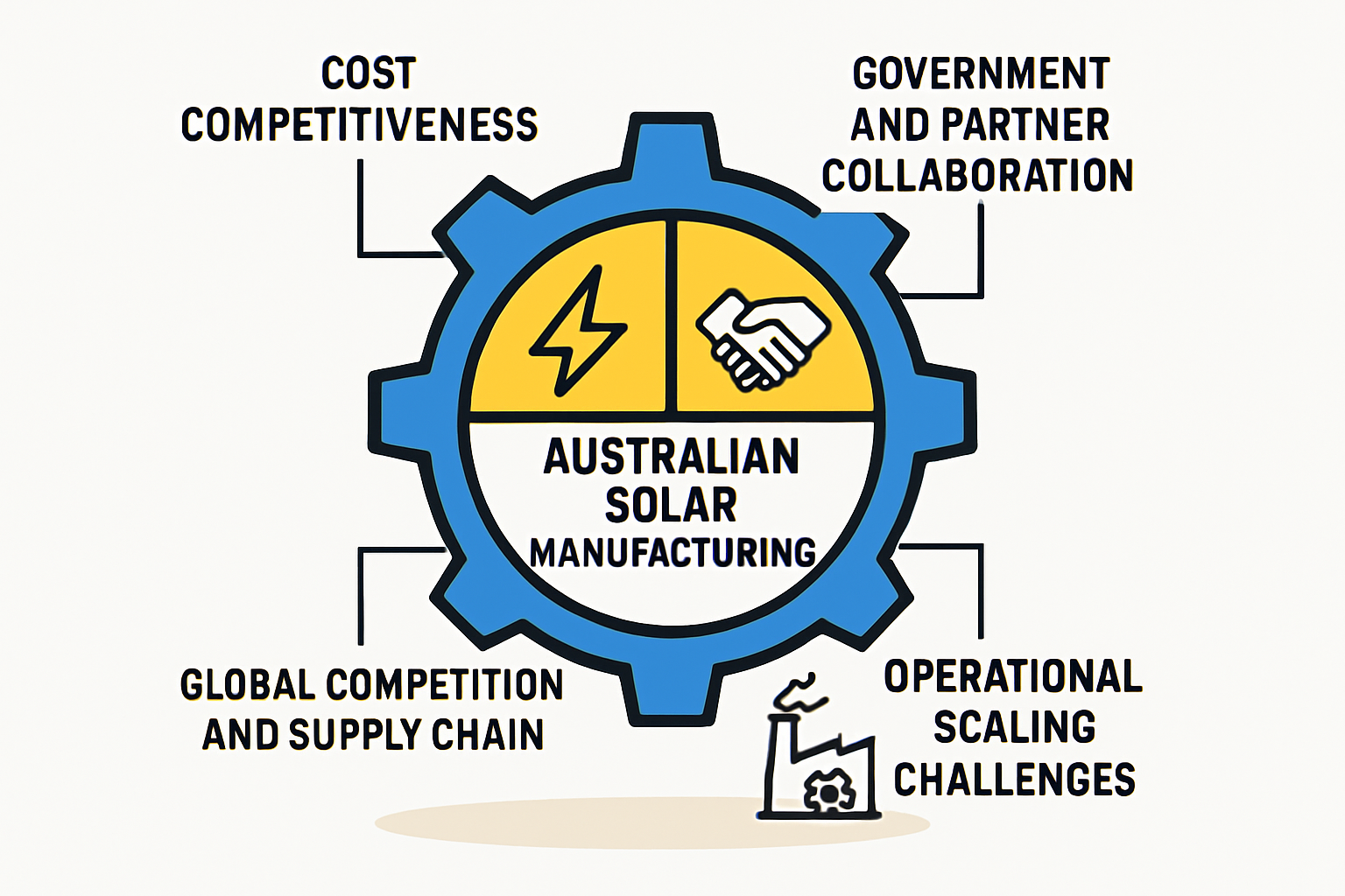 Solar panel manufacturing facility image