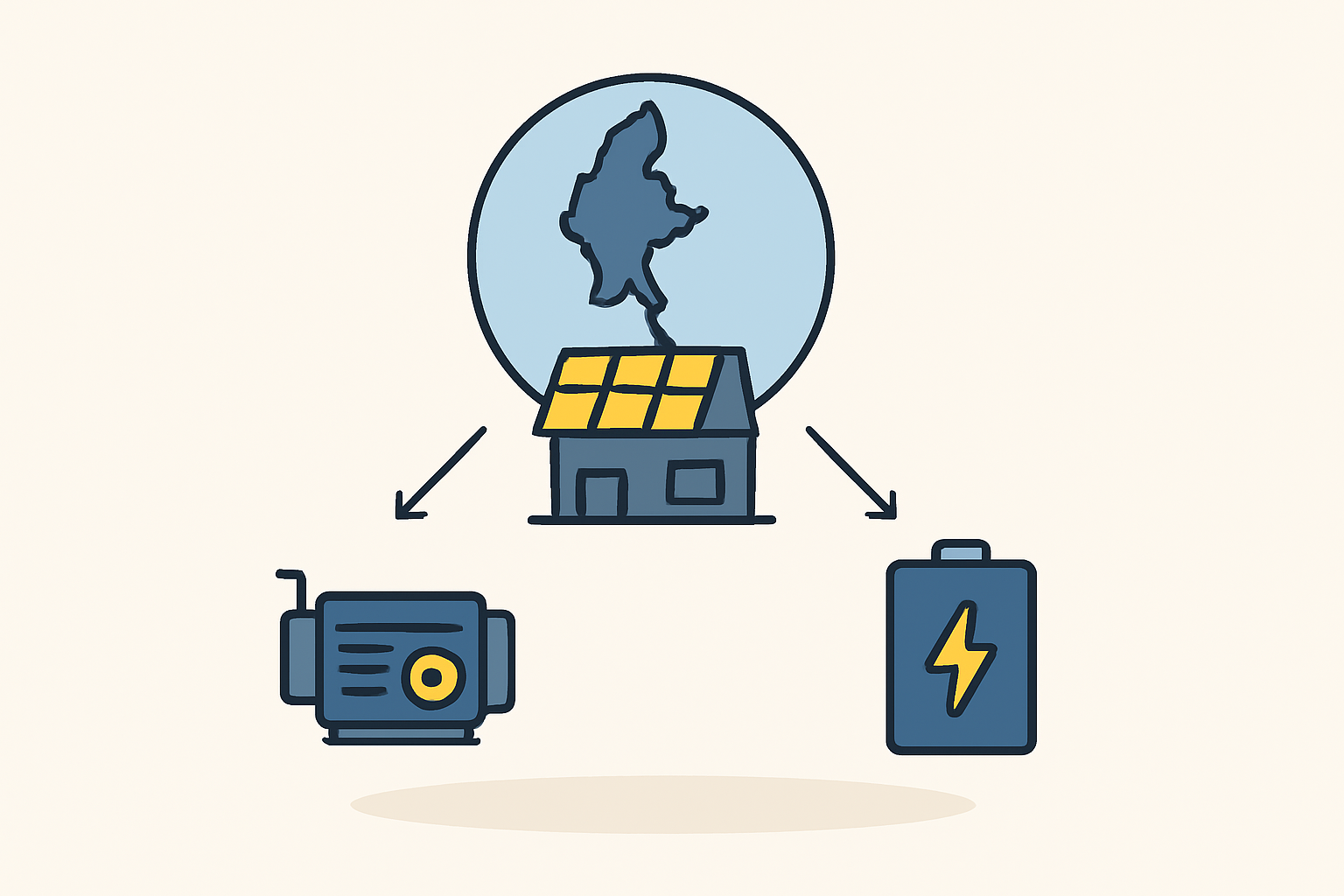Managing Power Grid Instability: Backup Solutions for Solar Factories