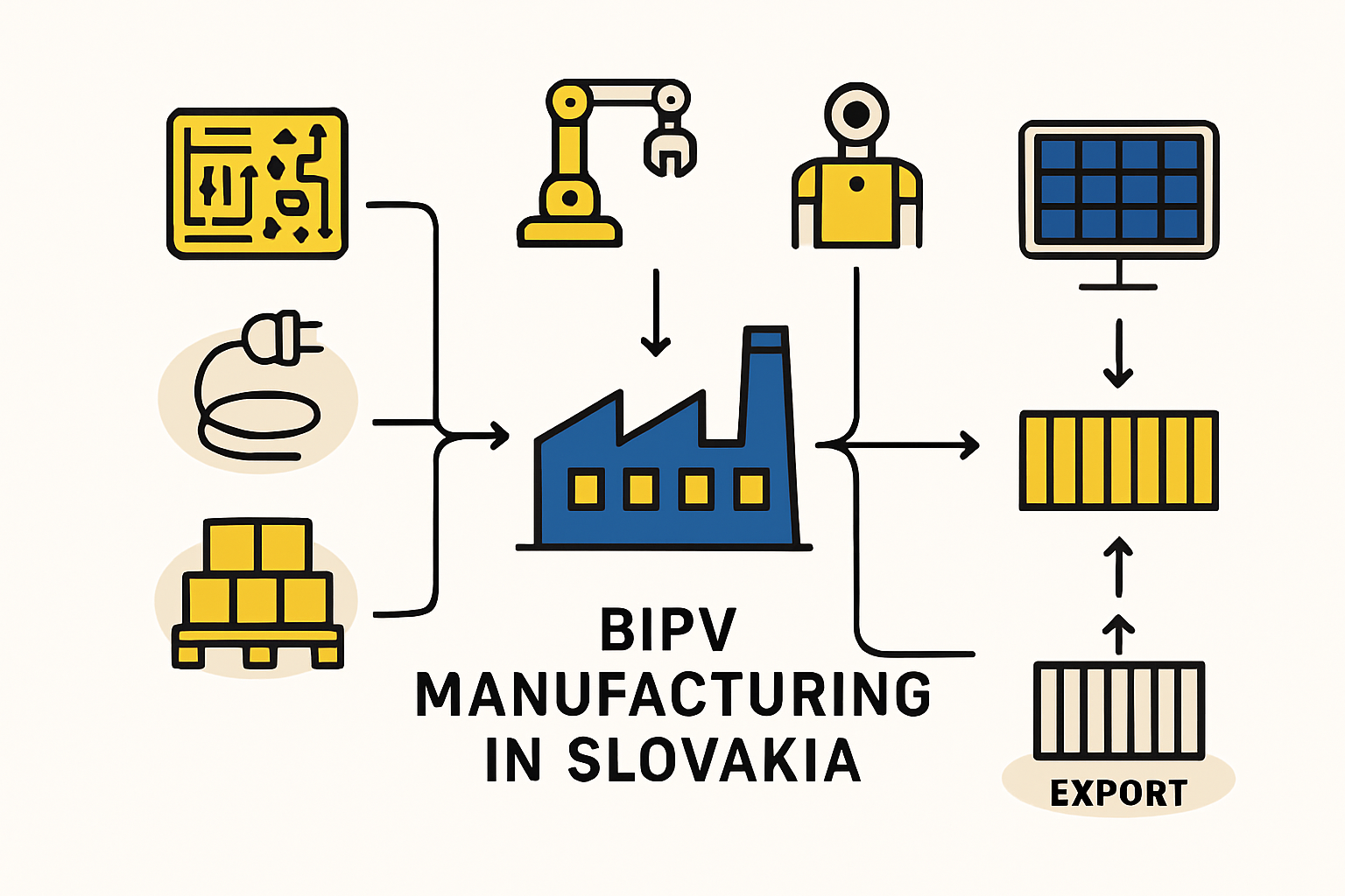 BIPV Factory Production Line Example