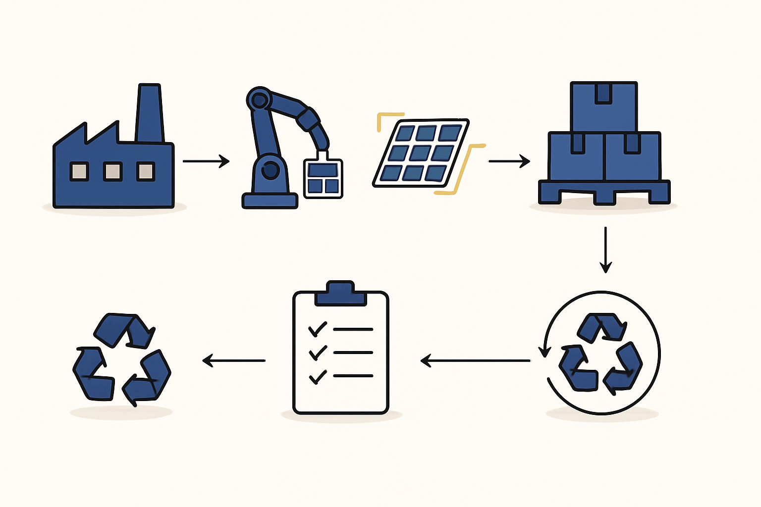 zero waste solar factory