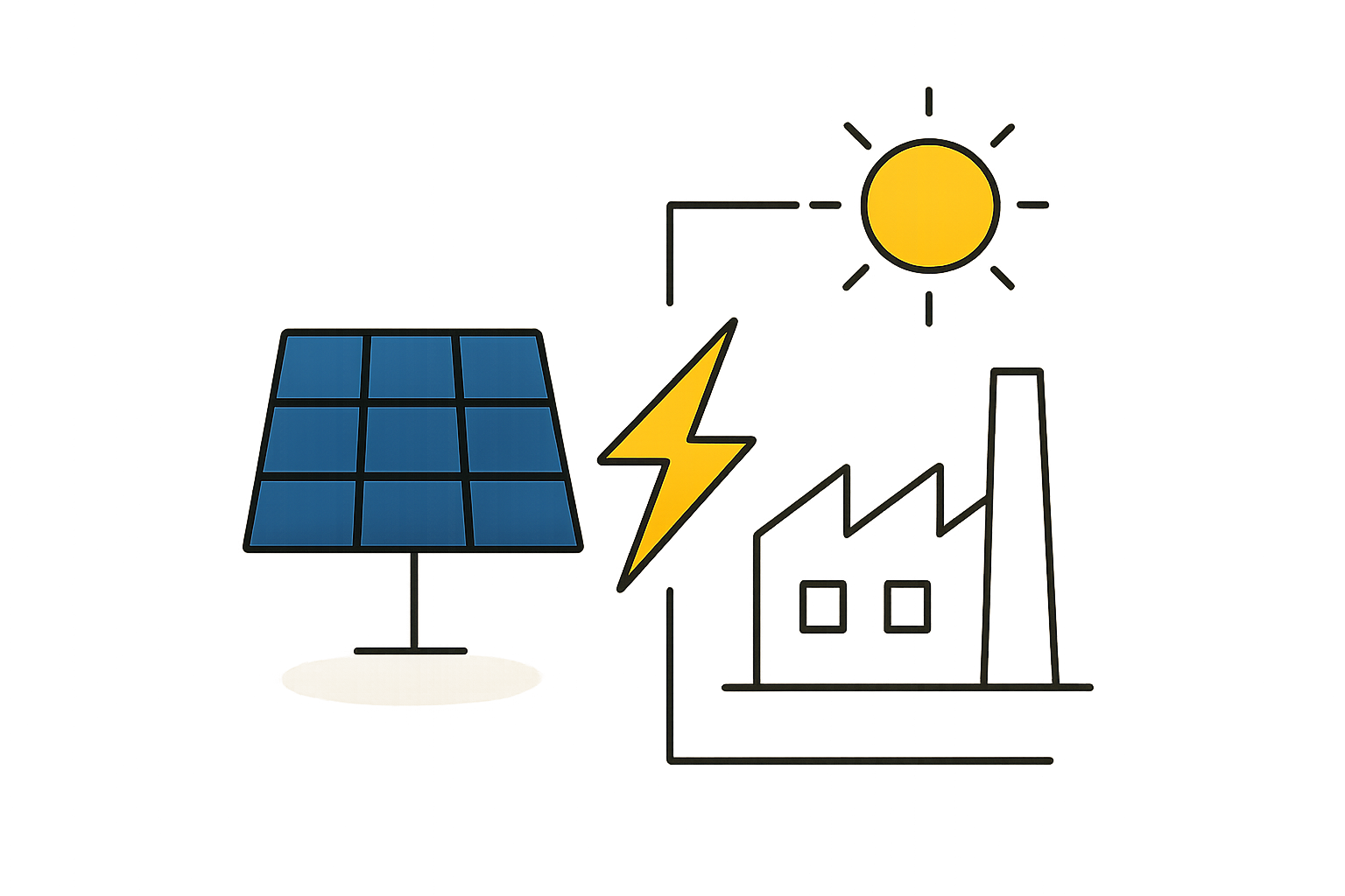 Chart showing an example calculation of the SDE++ subsidy, illustrating the difference between the guaranteed base price and the market price for electricity.