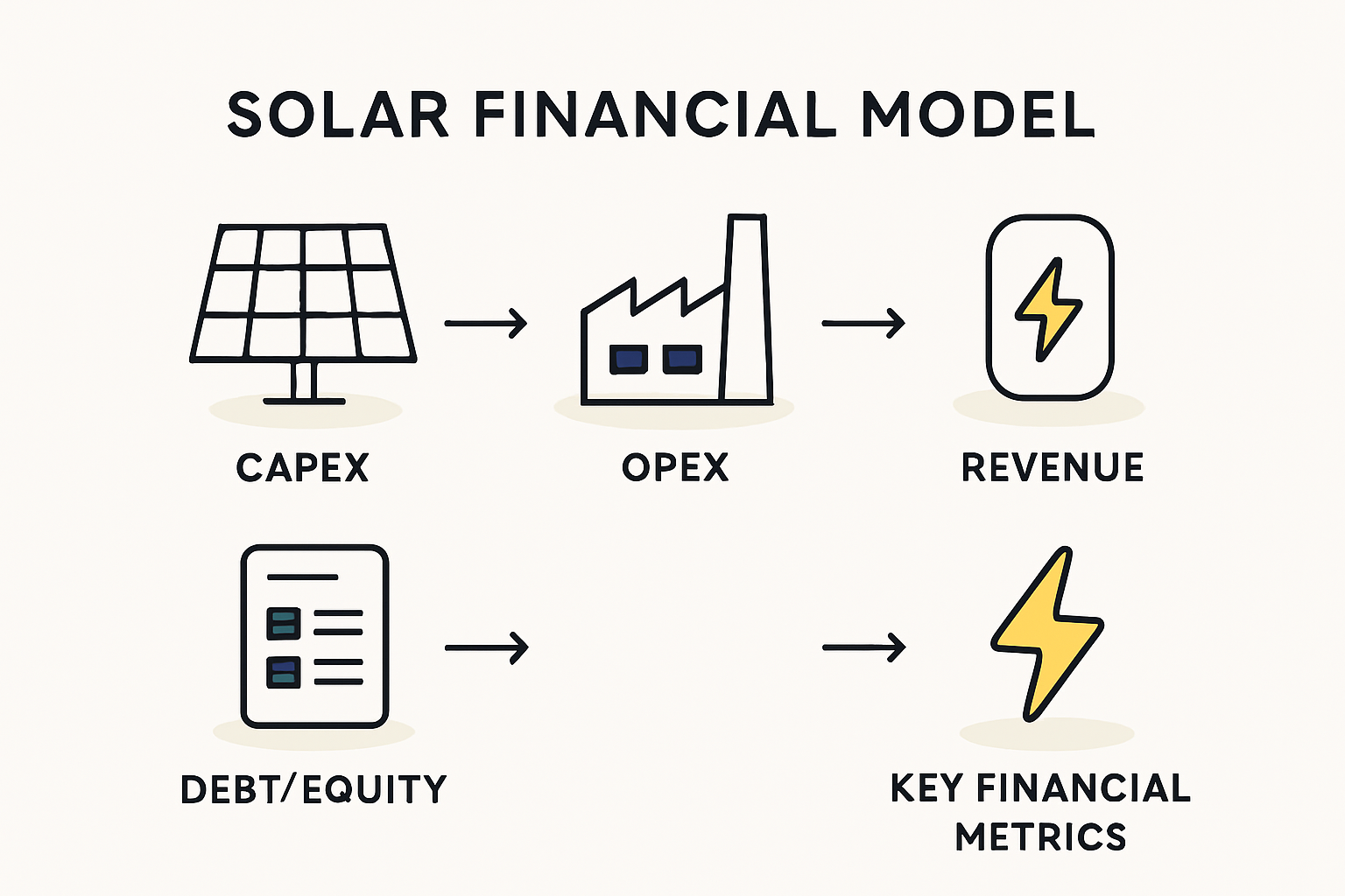 Financial Modeling for a Solar Factory