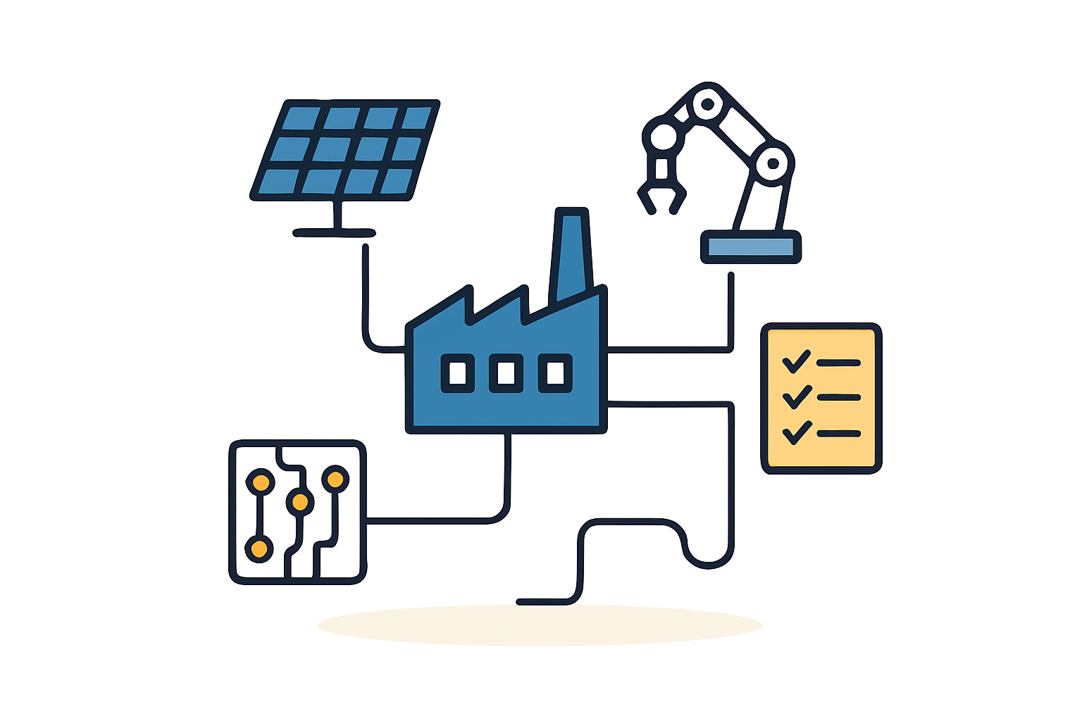 An overview of the primary funding sources available for solar manufacturing projects in Egypt.