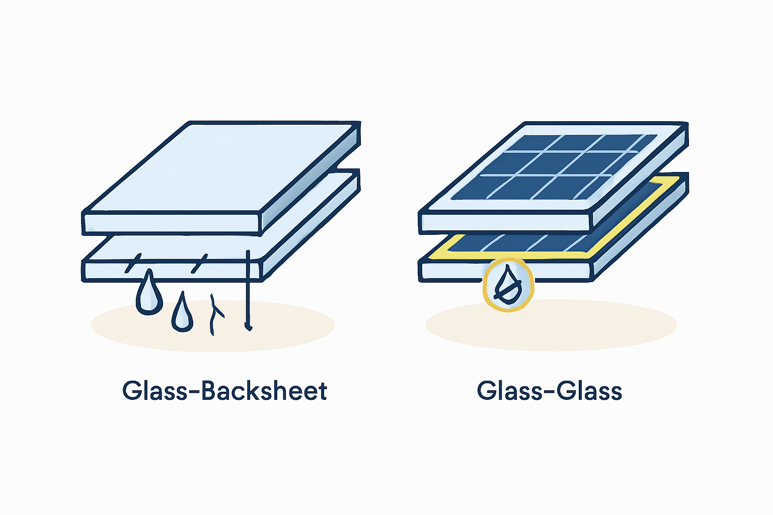 Glass-Glass module construction