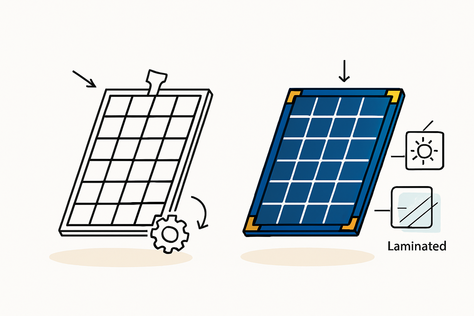 hurricane-resistant solar module structure