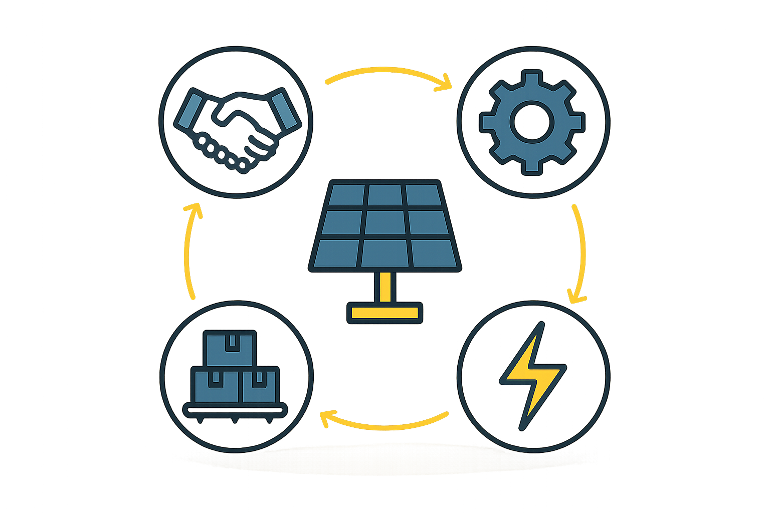 Solar Equipment Installation Site