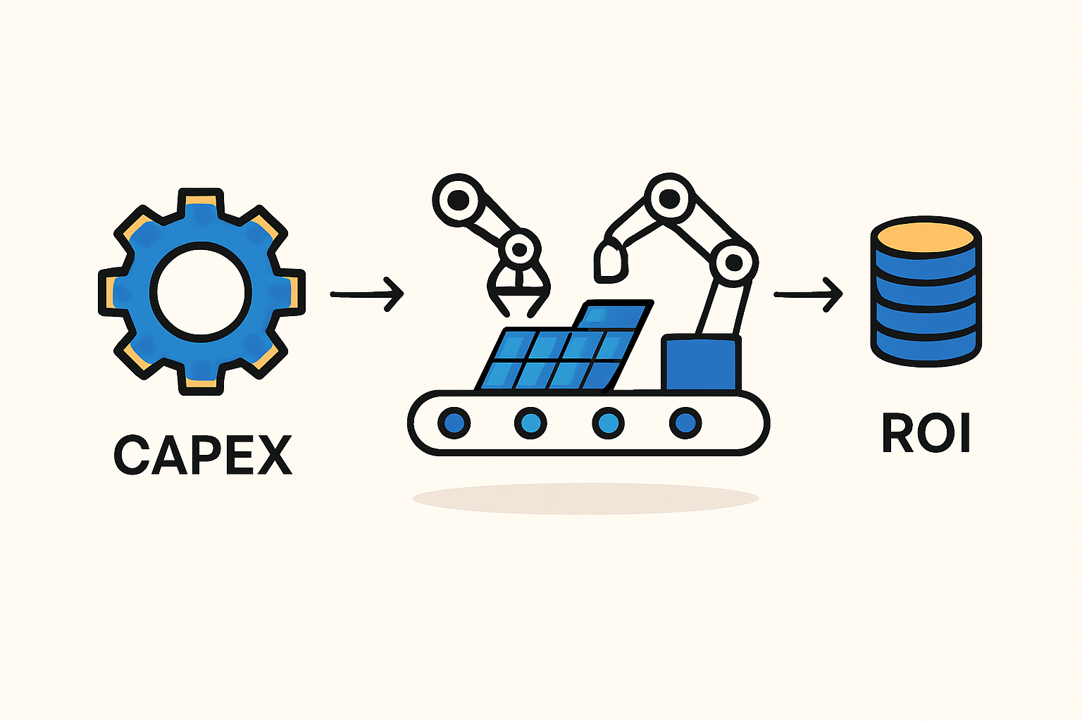 A flowchart or infographic illustrating the data flow in an Industry 4.0 factory – from sensor on a machine, to the central MES, to a management dashboard showing real-time OEE.