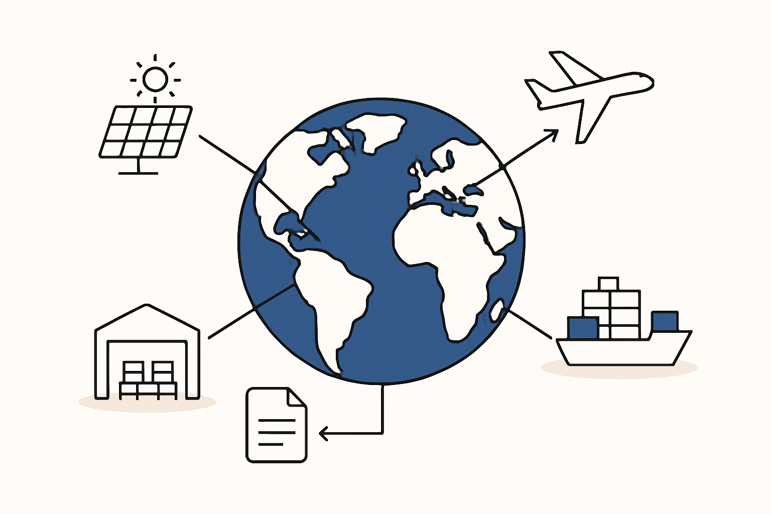 Inter-island Logistics for Solar Module Manufacturing
