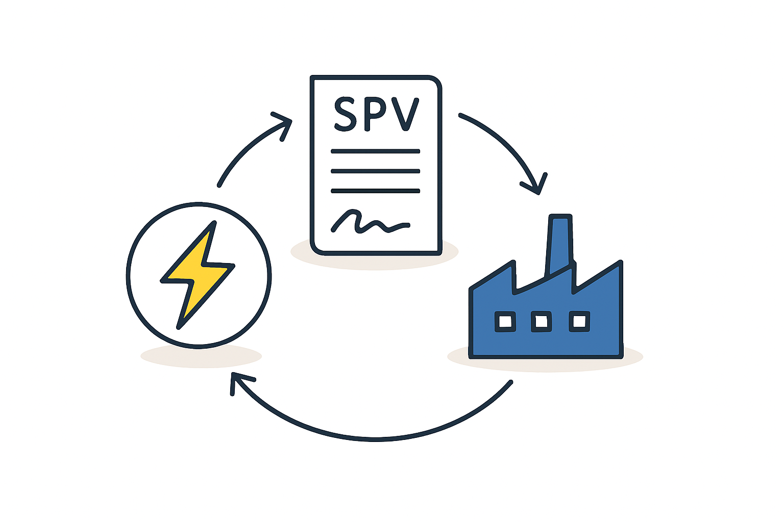 An entrepreneur reviews a detailed blueprint for a new solar module factory