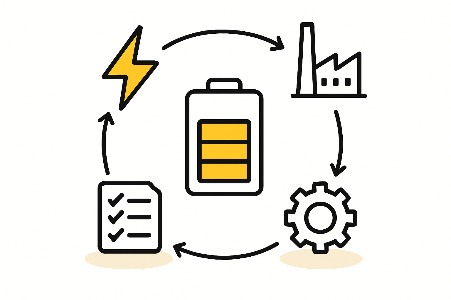Solar panel factory setup