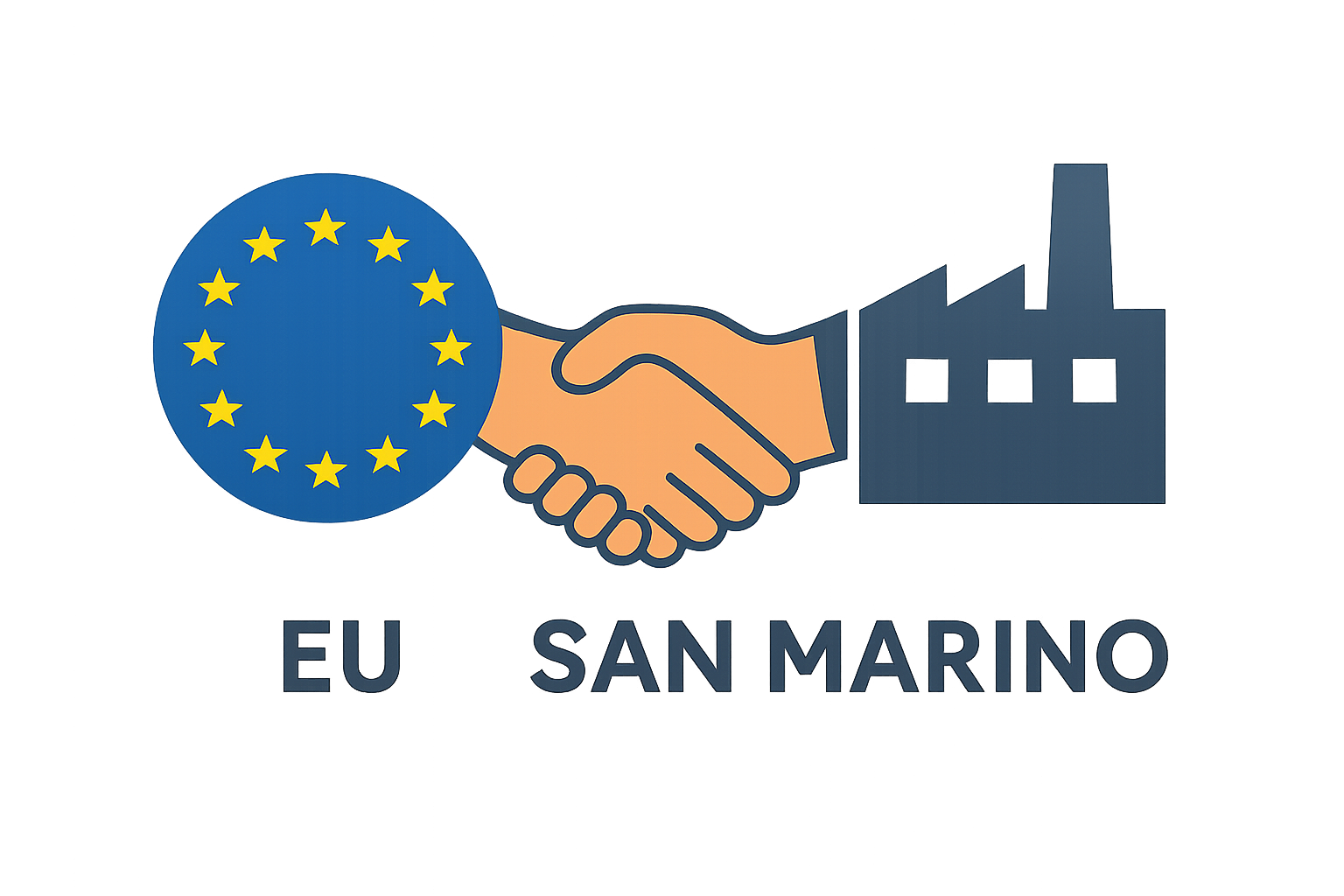San Marino logistical map