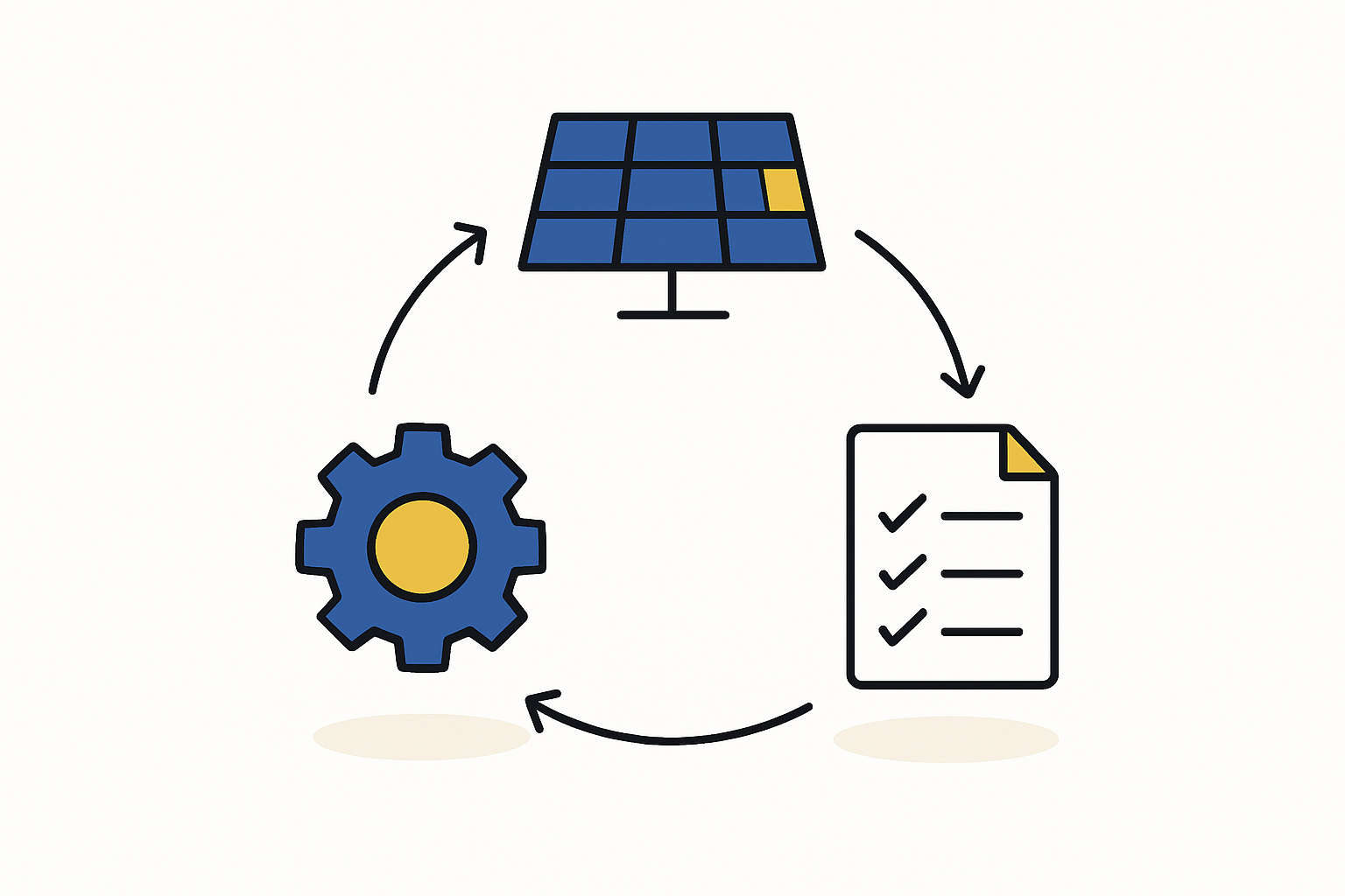 Solar factory logistics