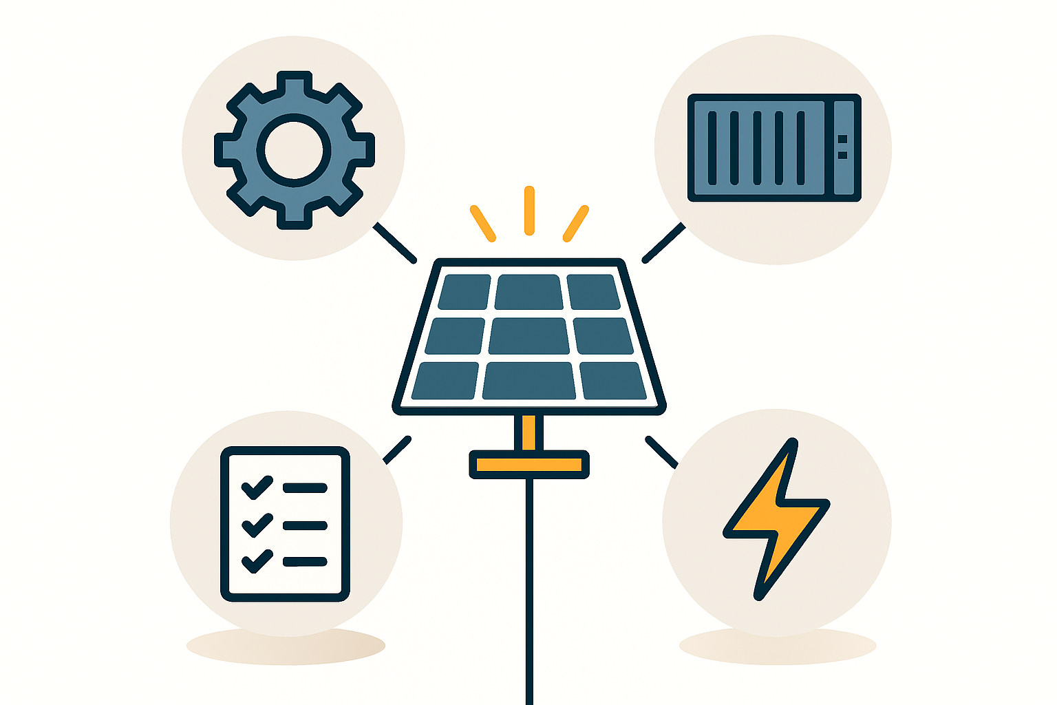 Solar Factory and Port Logistics