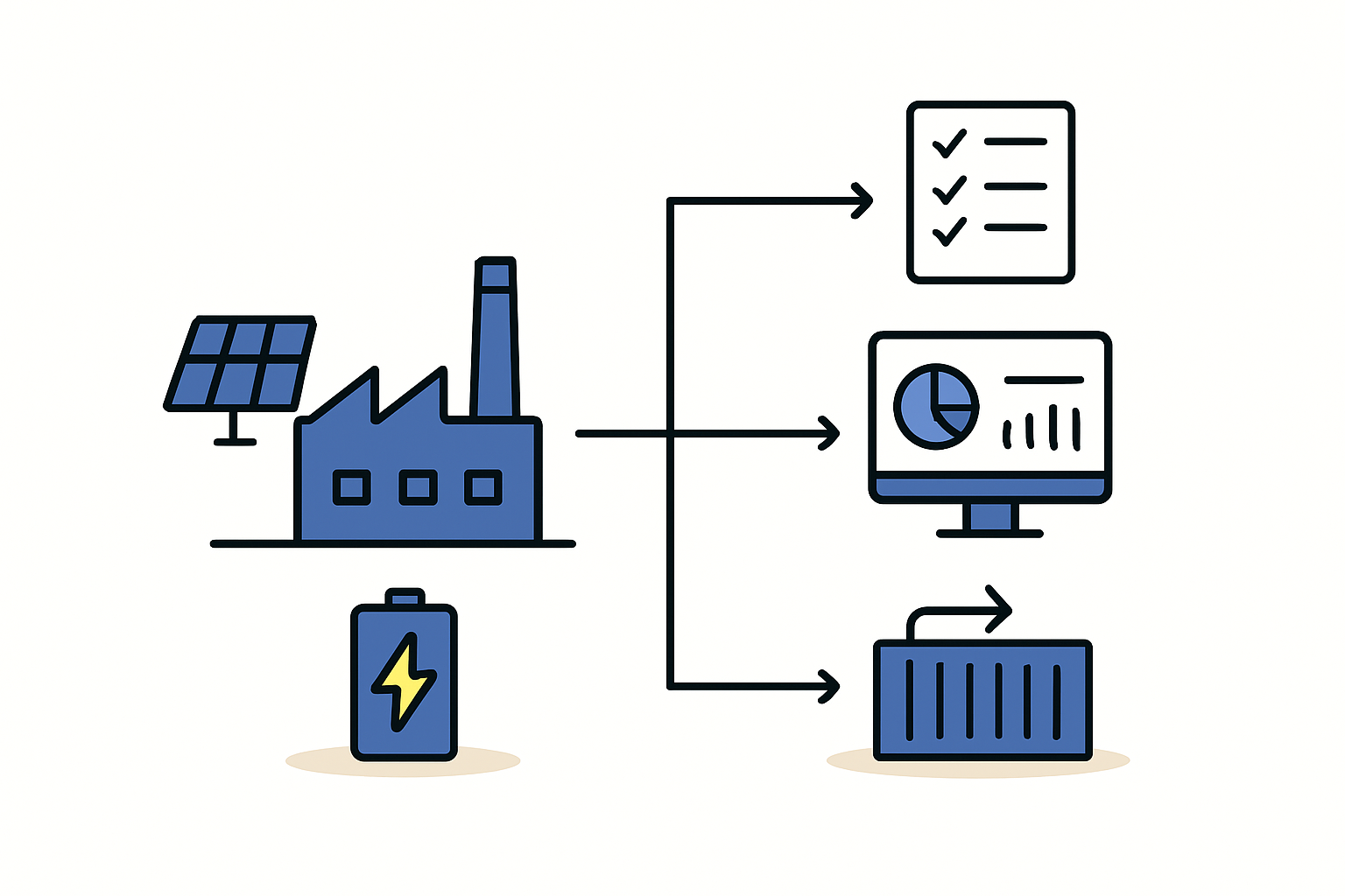 An image of industrial water meters or a water treatment facility, symbolizing water infrastructure.