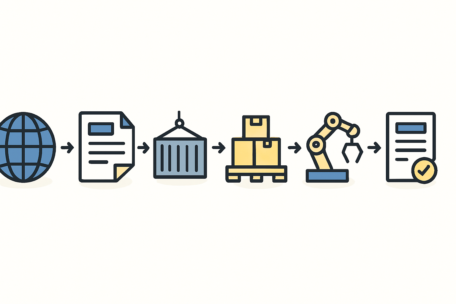 Customs document processing