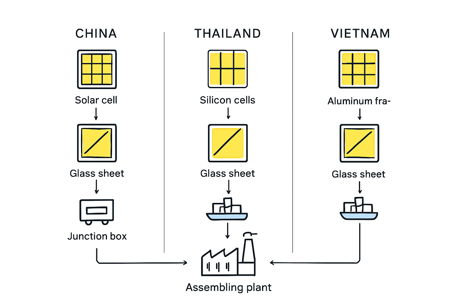 Vietnam industrial solar supply facility